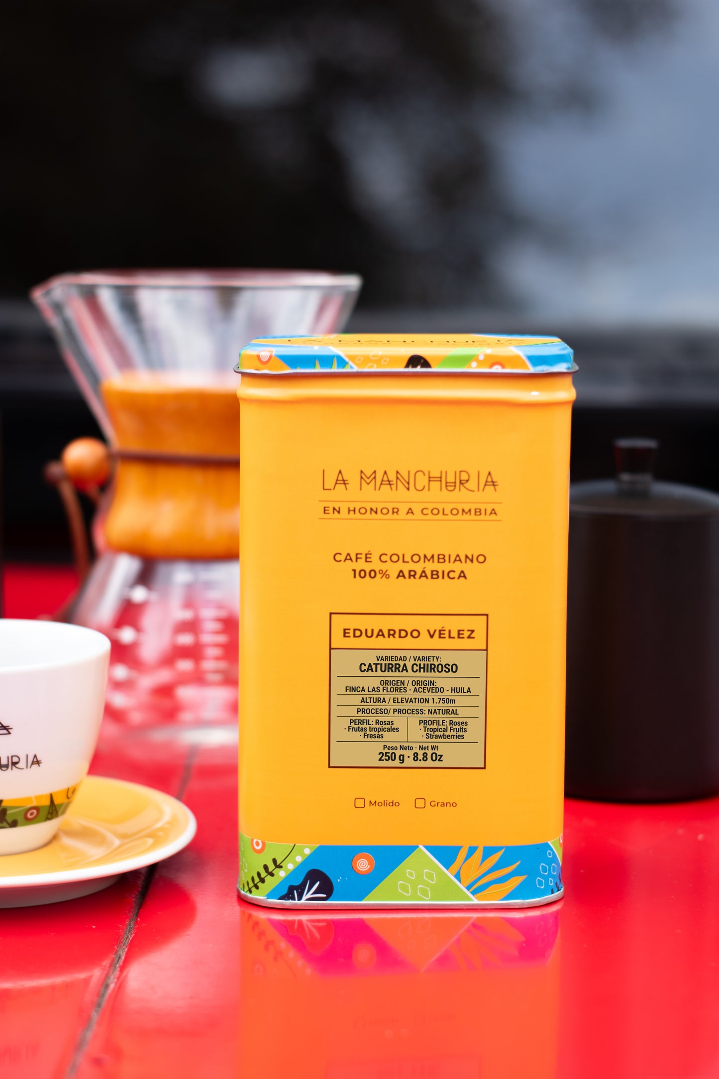 Caja Metálica Café Caturra Chiroso - Eduardo Vélez