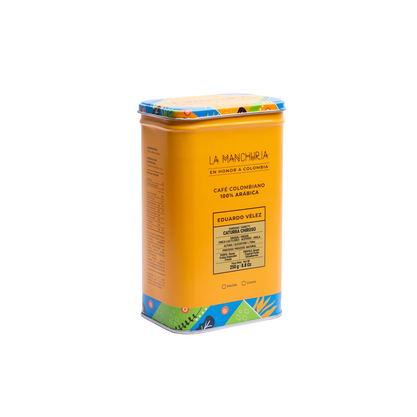 Caja Metálica Café Caturra Chiroso - Eduardo Vélez