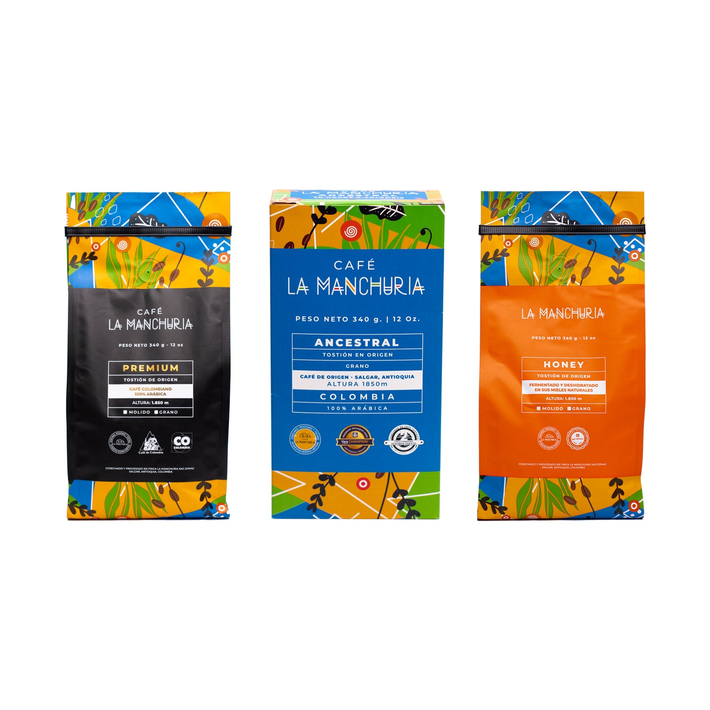 Kit 3 Cafés Especiales