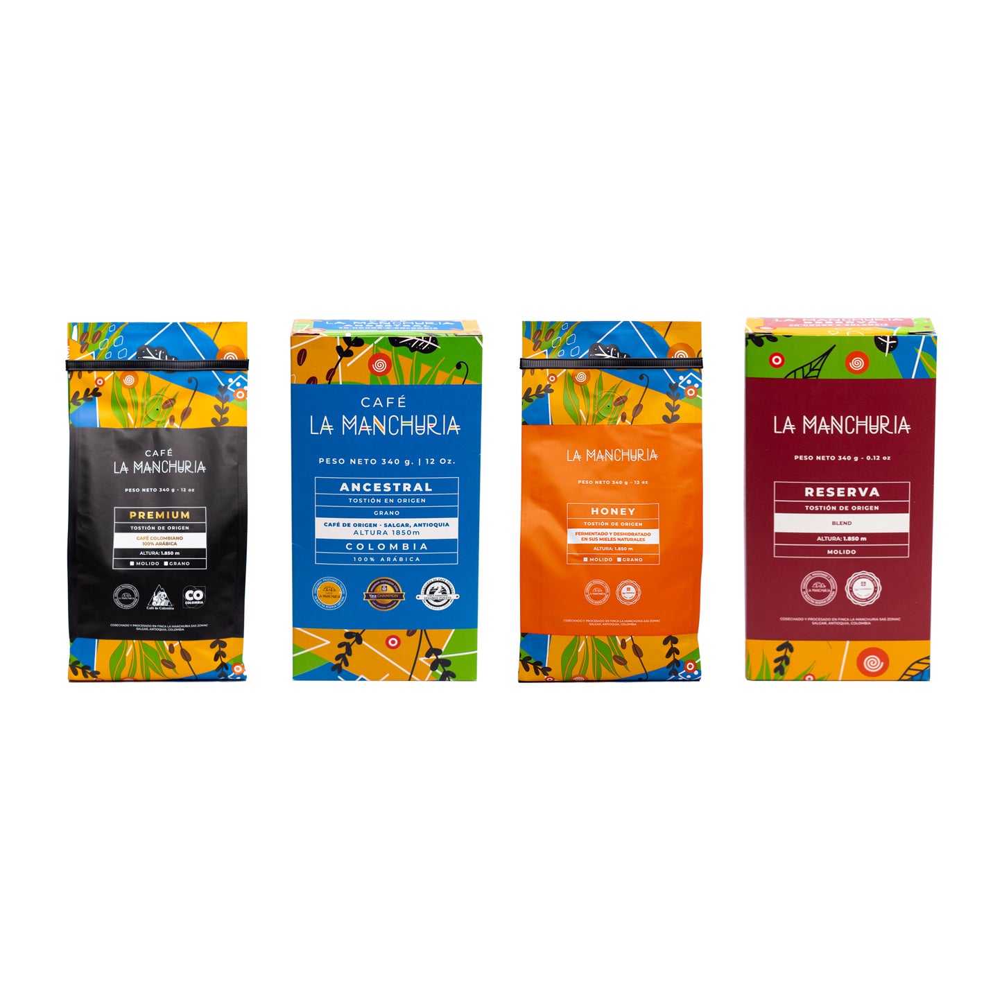 Kit 4 Cafés Especiales