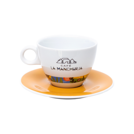 Juego de Taza y Plato Capuchino