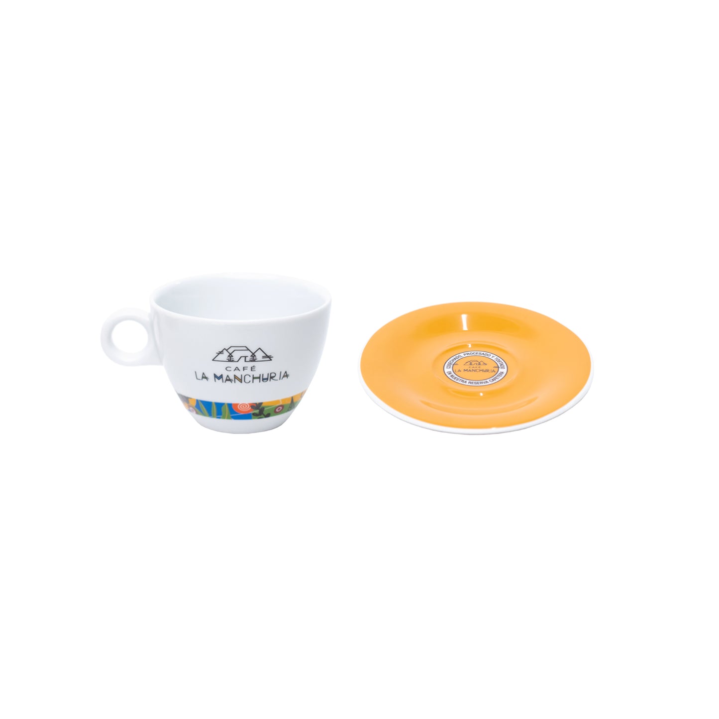 Juego de Taza y Plato Capuchino