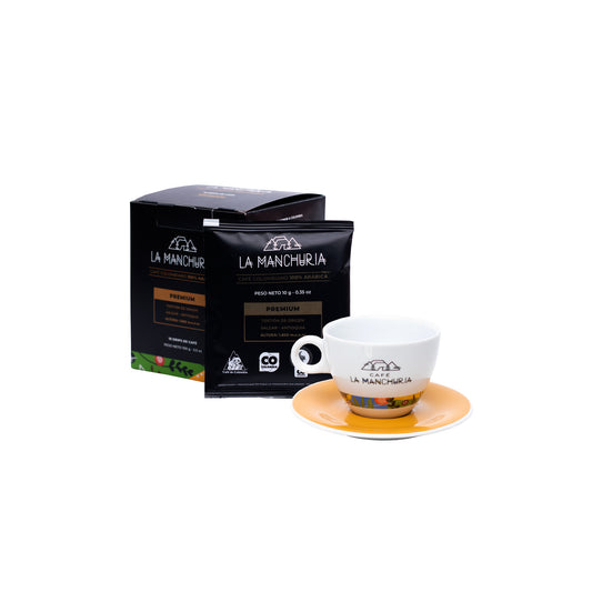 Drips Café Premium + Juego de taza y plato