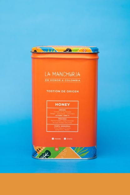 CAJA METALICA CAFÉ HONEY