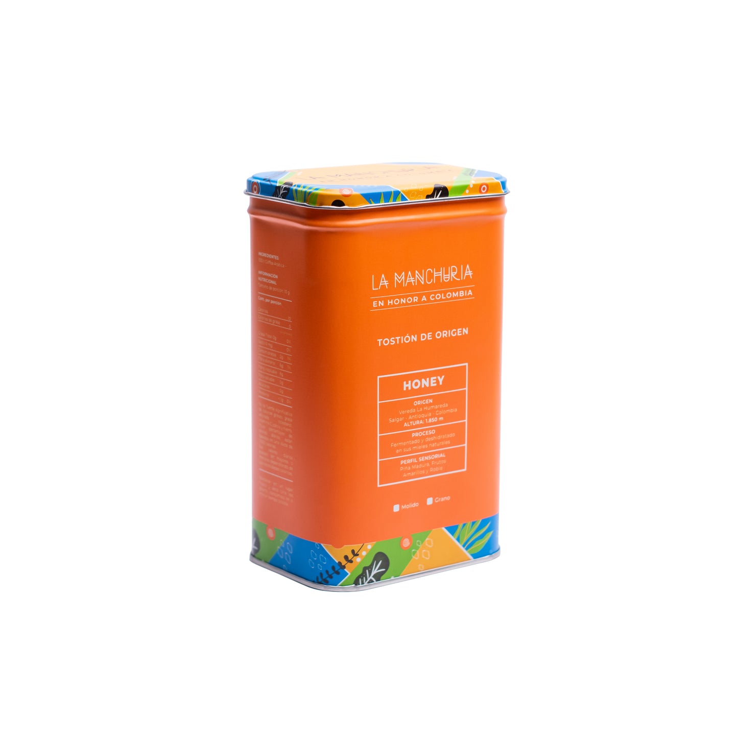 CAJA METALICA CAFÉ HONEY