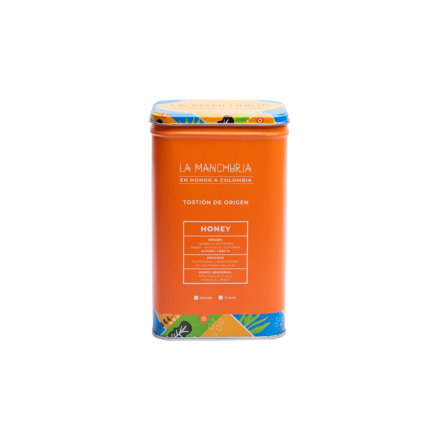 CAJA METALICA CAFÉ HONEY