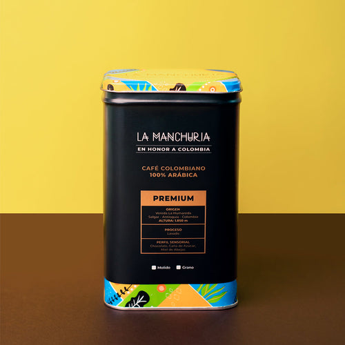Metal Box of Premium Coffee
