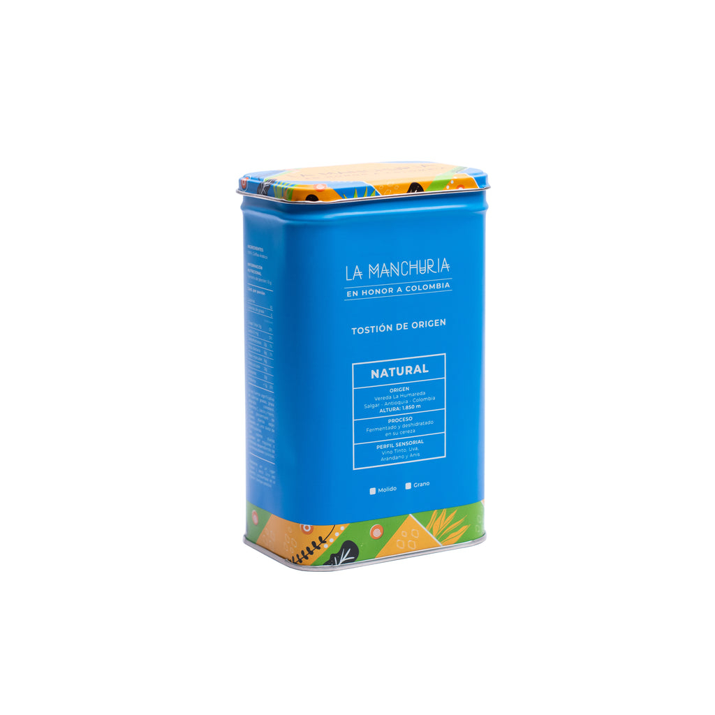 CAFÉ NATURAL - CAJA METÁLICA