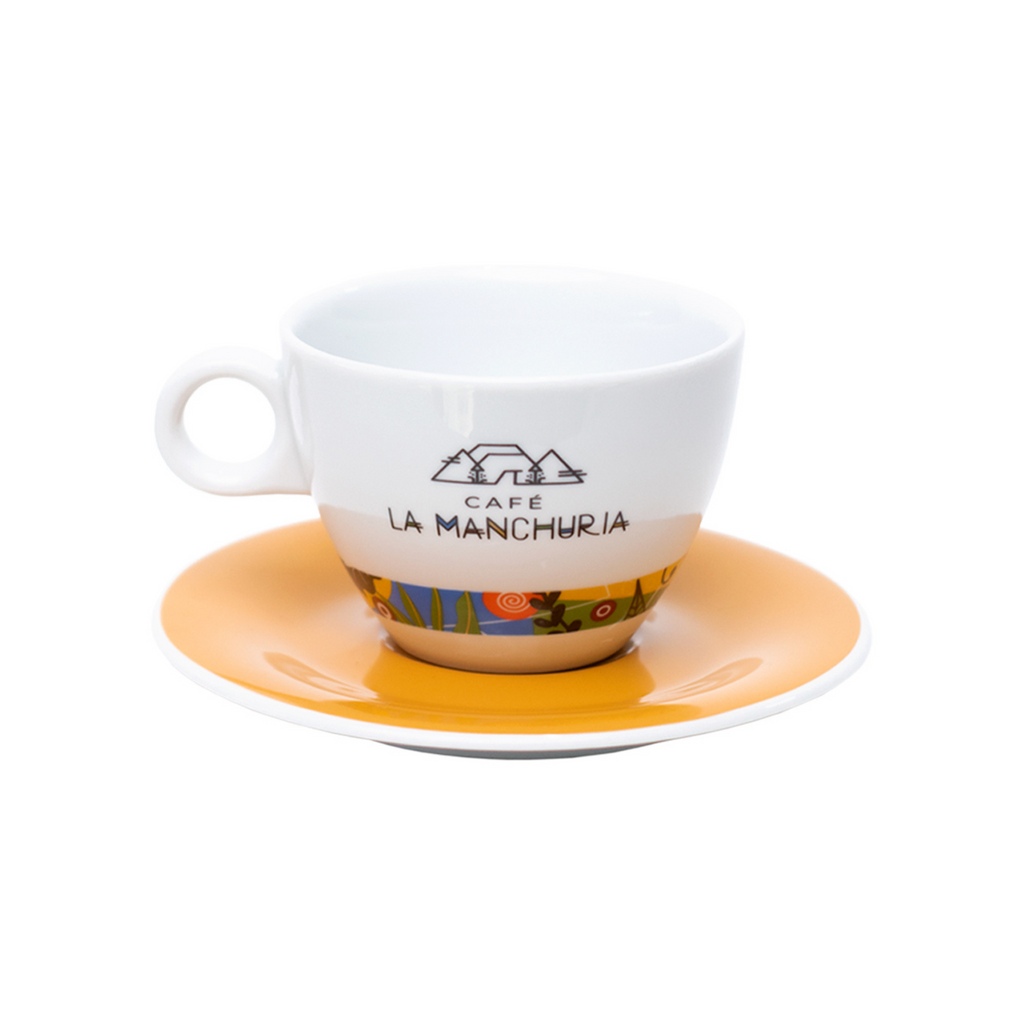 JUEGO DE TAZA Y PLATO CAPUCHINO
