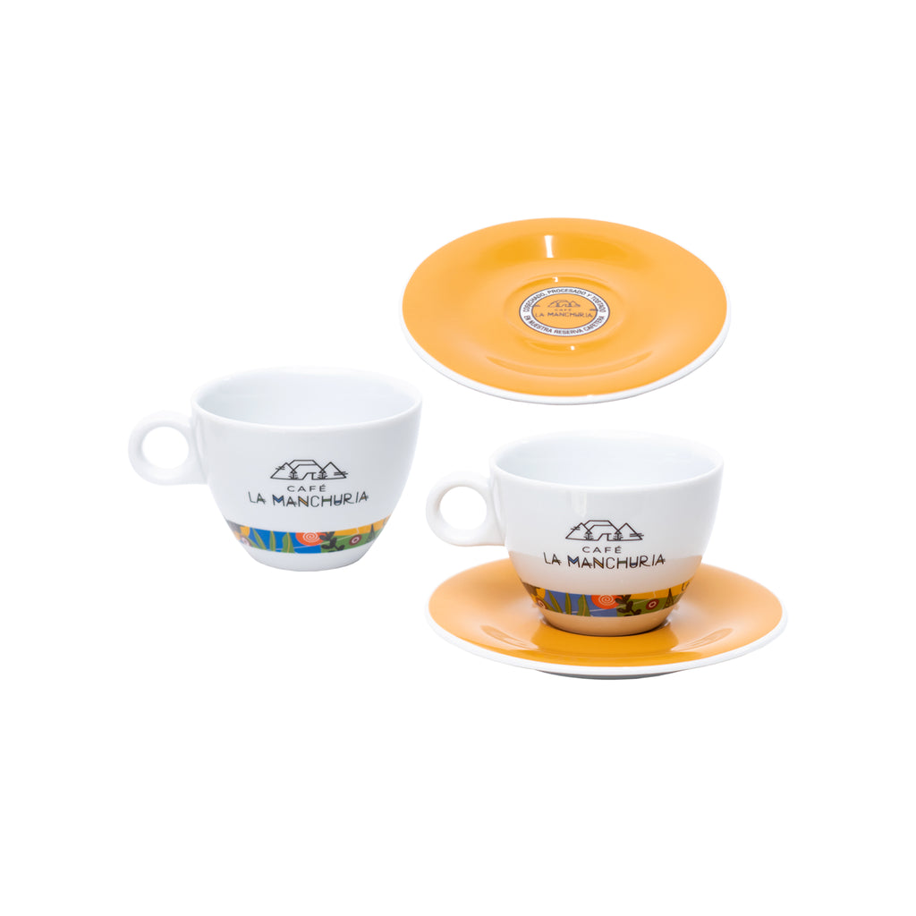 JUEGO DE TAZA Y PLATO CAPUCHINO