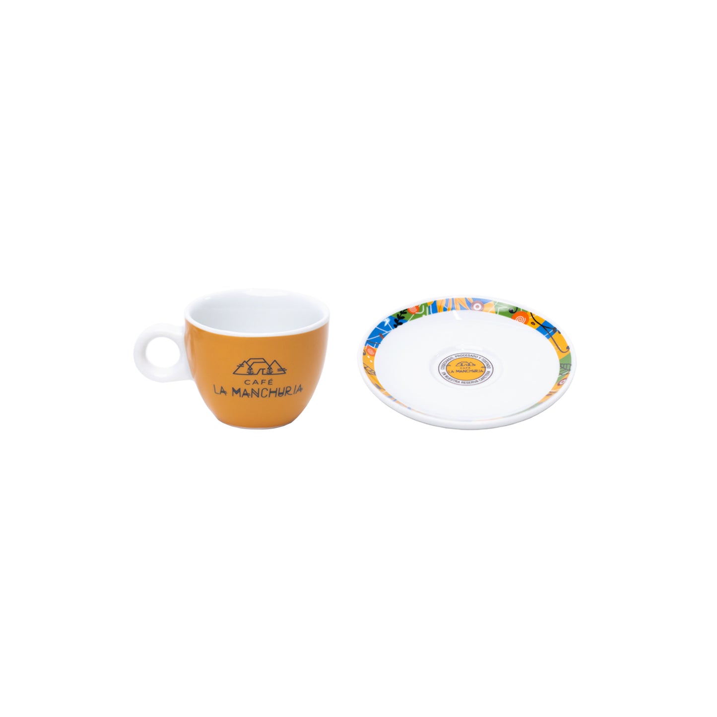 Juego de Taza y Plato Café Espresso