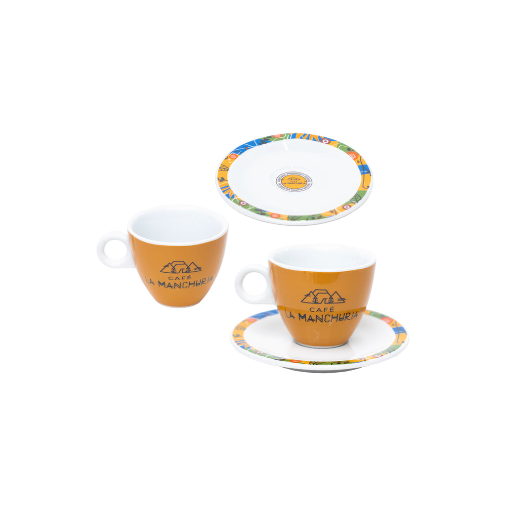 JUEGO DE TAZA Y PLATO CAFÉ FILTRADO